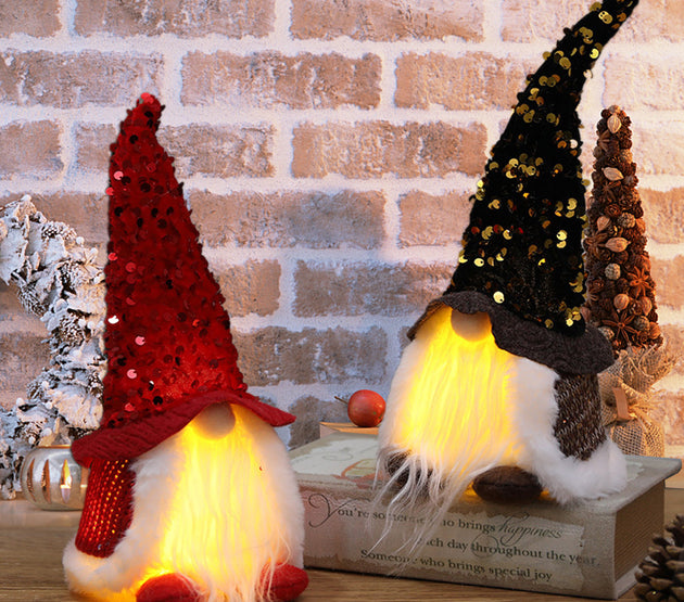 Rudolf Doll With Light