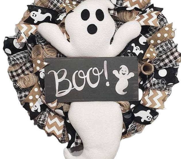 Ghost Garland Cute Boo