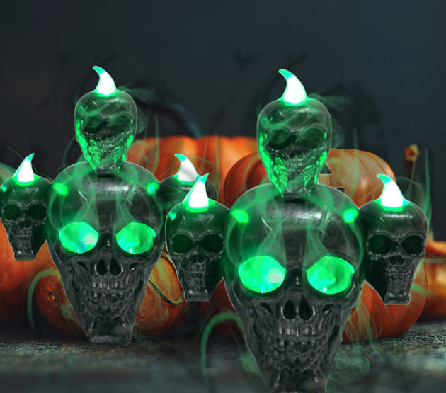 Halloween Skull With Light