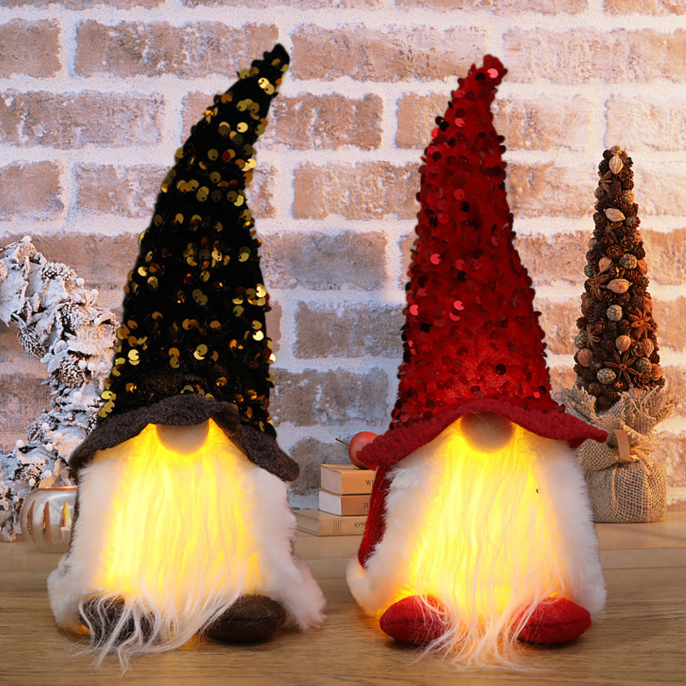 Rudolf Doll With Light