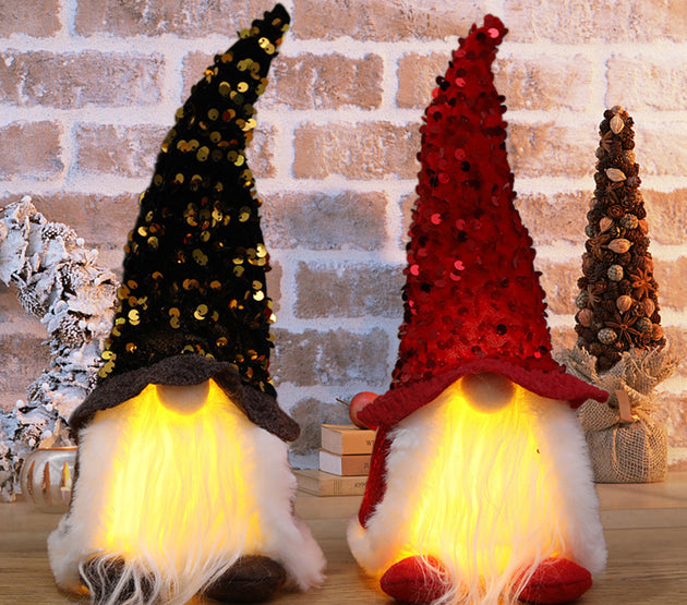 Rudolf Doll With Light