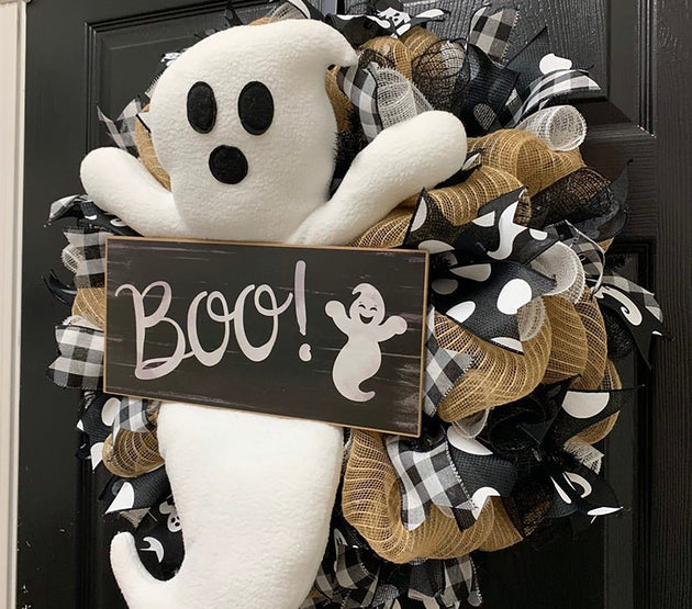 Ghost Garland Cute Boo