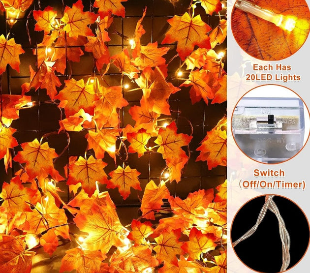Maple Leaf Light String